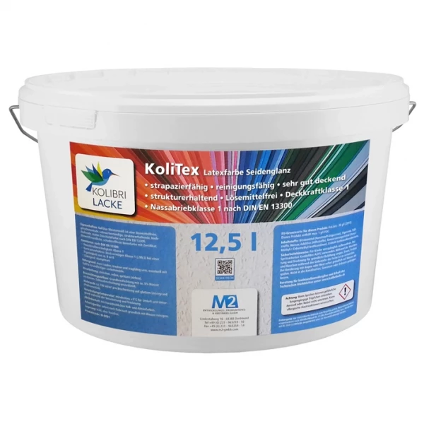 KoliTex Latexfarbe seidenglanz 12,5 Liter